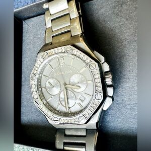 Rare Matte steel diamond Michael Kors watch